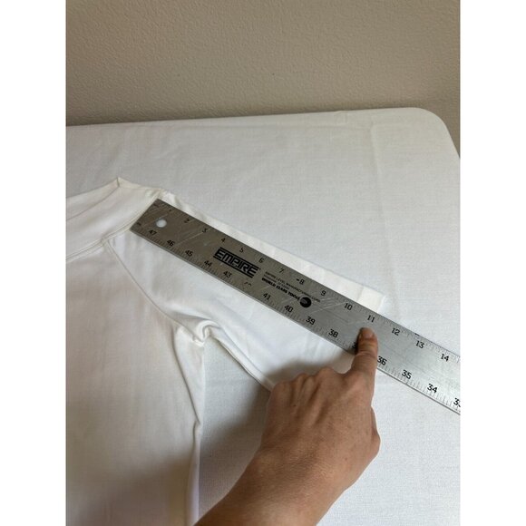 Peruvian Connection Pant Set Pima Cotton White Top is Medium Pants are Small NEW - Picture 7 of 15